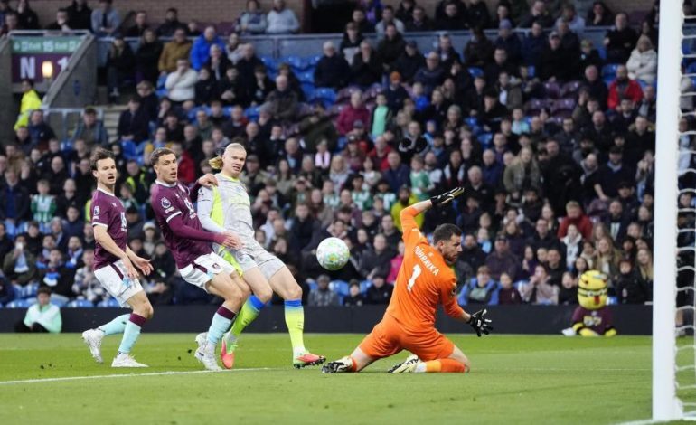 Man City and Burnley match ends in narrow victory